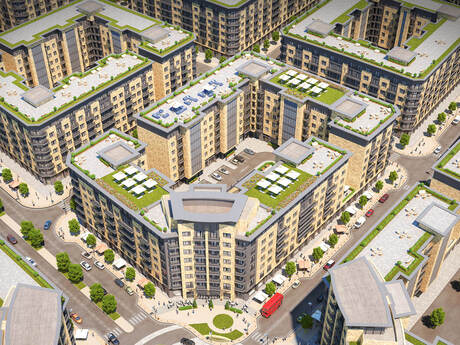 4 otaqlı yeni tikili - Ağ şəhər  - 164.7 m²