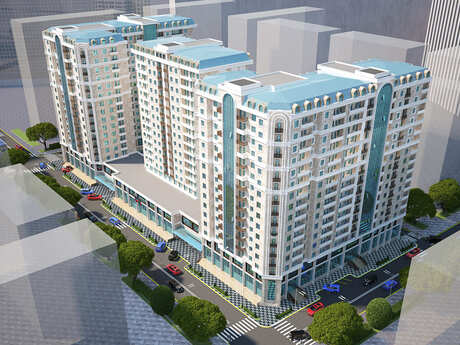 3 otaqlı yeni tikili - Nərimanov r. - 135 m²