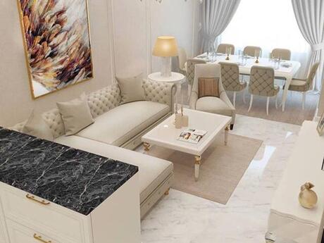 2 otaqlı yeni tikili - Şah İsmayıl Xətai m. - 90 m²
