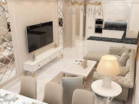 2 otaqlı yeni tikili - Şah İsmayıl Xətai m. - 90 m²