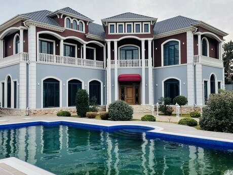 6 otaqlı həyət evi/bağ evi - Mərdəkan q. - 320 m²
