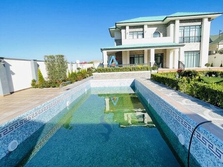 6 otaqlı həyət evi/bağ evi - Nardaran q. - 390 m²