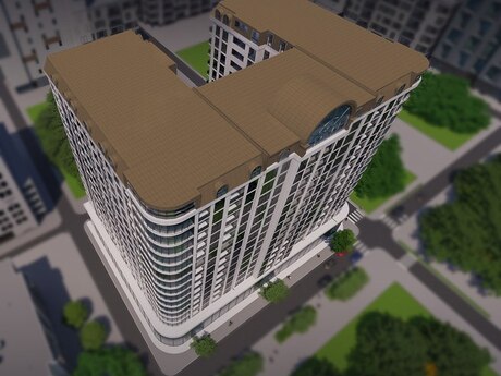 3 otaqlı yeni tikili - Nəsimi r. - 137.1 m²