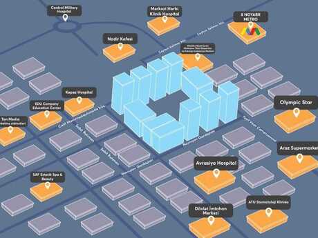 3 otaqlı mənzil, 89,3 m², Eleven Park: 283 081 ₼ 5