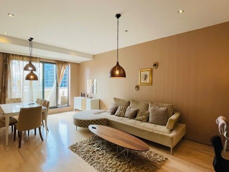 3-room new-build apartment for rent in Port Baku Residence, 114 m², 3 500 AZN/mo, photo 4 / 12