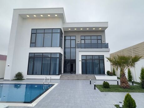 6 otaqlı həyət evi/bağ evi - Mərdəkan q. - 450 m²
