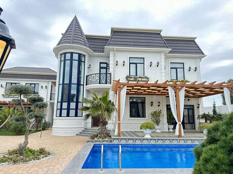 6 otaqlı həyət evi/bağ evi - Mərdəkan q. - 450 m²