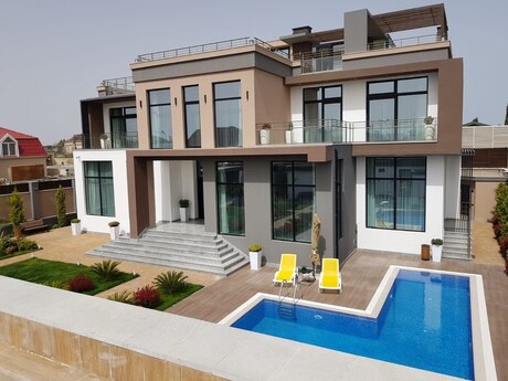 6 otaqlı həyət evi/bağ evi - Mərdəkan q. - 450 m²
