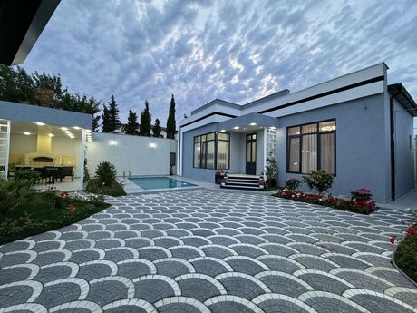4 otaqlı həyət evi/bağ evi - Mərdəkan q. - 180 m²