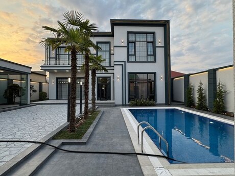4 otaqlı həyət evi/bağ evi - Mərdəkan q. - 220 m²