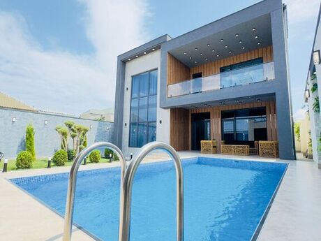 6 otaqlı həyət evi/bağ evi - Mərdəkan q. - 300 m²
