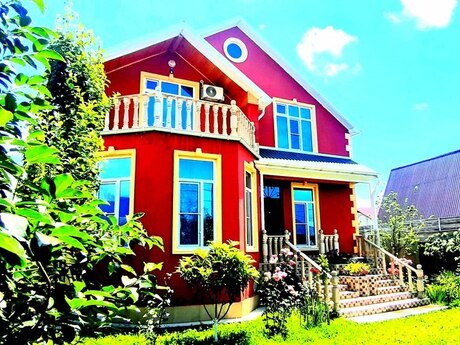 5 otaqlı həyət evi/bağ evi - Qəbələ - 200 m²
