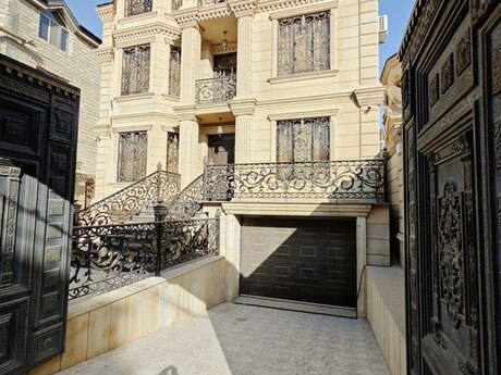 7 otaqlı həyət evi/bağ evi - Həzi Aslanov q. - 470 m²