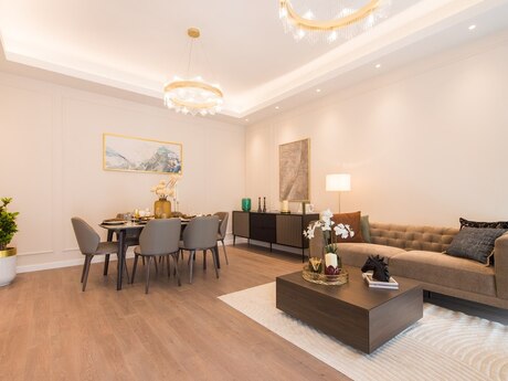 3 otaqlı yeni tikili - Ağ şəhər q. - 103.8 m²