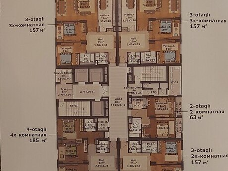 3 otaqlı mənzil, 157 m², Ağ şəhər: 610 000 ₼ 5