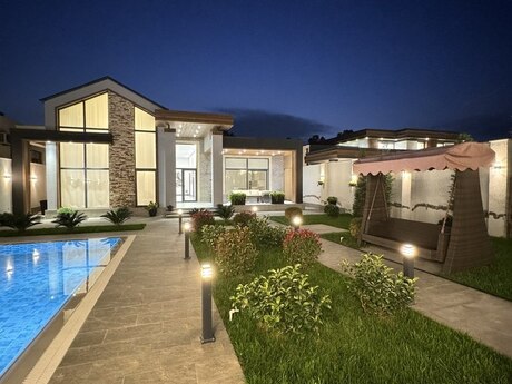 4 otaqlı həyət evi/bağ evi - Mərdəkan q. - 220 m²