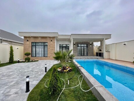 4 otaqlı həyət evi/bağ evi - Mərdəkan q. - 180 m²