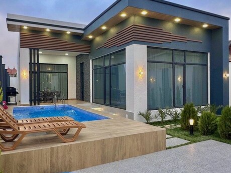 4 otaqlı həyət evi/bağ evi - Mərdəkan q. - 150 m²