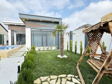 4 otaqlı həyət evi/bağ evi - Mərdəkan q. - 140 m²
