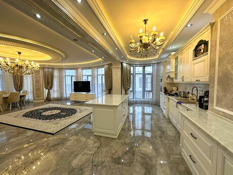 4 otaqlı yeni tikili - Şah İsmayıl Xətai m. - 191 m²