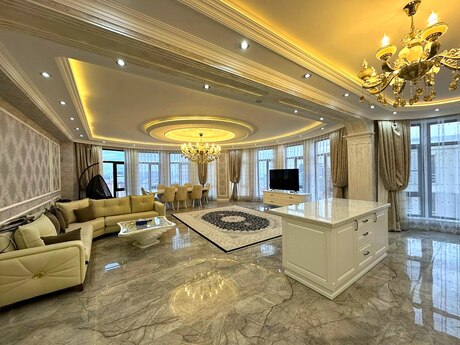 4 otaqlı yeni tikili - Şah İsmayıl Xətai m. - 191 m²