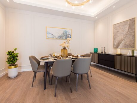 3 otaqlı yeni tikili - Ağ şəhər q. - 123.7 m²