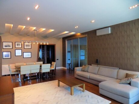 4 otaqlı yeni tikili - Şah İsmayıl Xətai m. - 240 m²