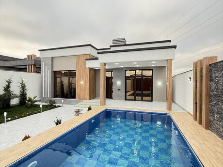 4 otaqlı həyət evi/bağ evi - Mərdəkan q. - 180 m²