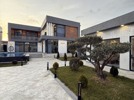 5 otaqlı həyət evi/bağ evi - Mərdəkan q. - 305 m²