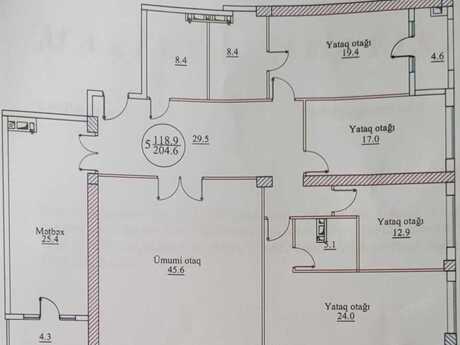 5-room apartment, 205 m², Bayıl: 548 000 ₼ 5