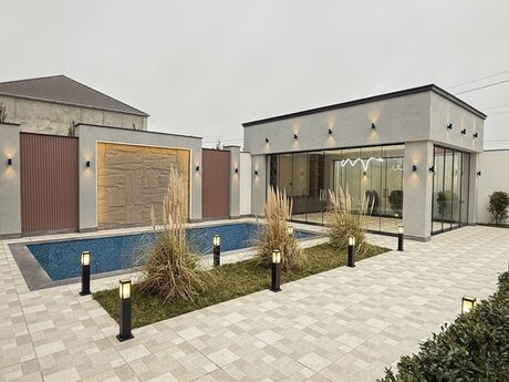 4 otaqlı həyət evi/bağ evi - Mərdəkan q. - 210 m²