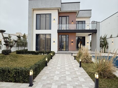 4 otaqlı həyət evi/bağ evi - Mərdəkan q. - 210 m²