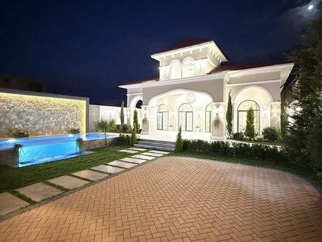 4 otaqlı həyət evi/bağ evi - Mərdəkan q. - 200 m²