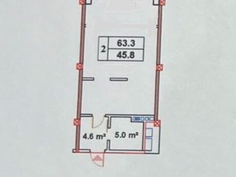 1 otaqlı mənzil, 63,3 m², Nardaran: 245 000 ₼ 5