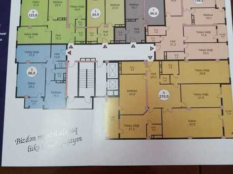 4 otaqlı mənzil, 158 m², 28 May: 513 500 ₼ 2