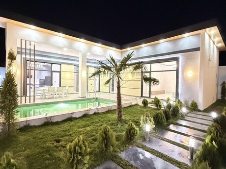 4 otaqlı həyət evi/bağ evi - Mərdəkan q. - 160 m²