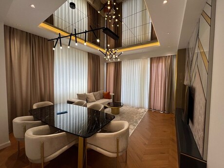 3 otaqlı yeni tikili - Ağ şəhər q. - 120 m²