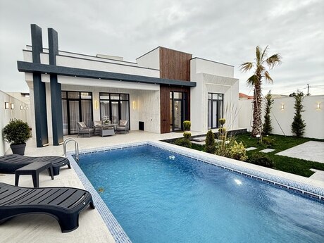 4 otaqlı həyət evi/bağ evi - Şüvəlan q. - 180 m²