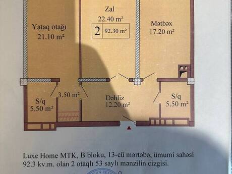 2 otaqlı mənzil, 93 m², Nərimanov: 330 000 ₼ 2