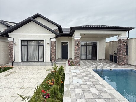 4 otaqlı həyət evi/bağ evi - Şağan q. - 150 m²