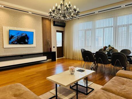 3 otaqlı yeni tikili - Şah İsmayıl Xətai m. - 130 m²