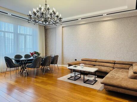 3 otaqlı yeni tikili - Şah İsmayıl Xətai m. - 130 m²