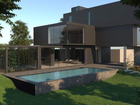 14 otaqlı həyət evi/bağ evi - Novxanı q. - 360 m²