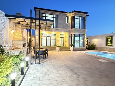 4 otaqlı həyət evi/bağ evi - Mərdəkan q. - 200 m²