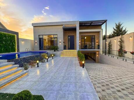 4 otaqlı həyət evi/bağ evi - Mərdəkan q. - 250 m²