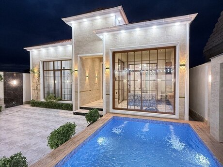 4 otaqlı həyət evi/bağ evi - Mərdəkan q. - 110 m²