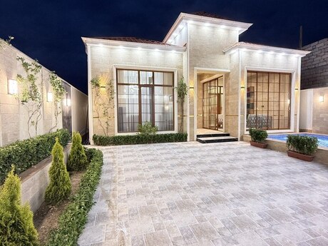 4 otaqlı həyət evi/bağ evi - Mərdəkan q. - 110 m²