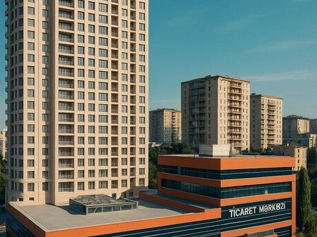 2-комн. новостройка - м. Иншаатчылар - 80 м²