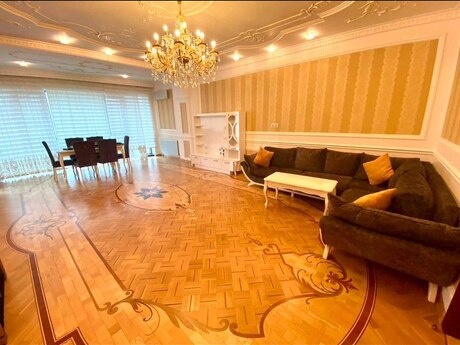 3 otaqlı yeni tikili - Şah İsmayıl Xətai m. - 214 m²