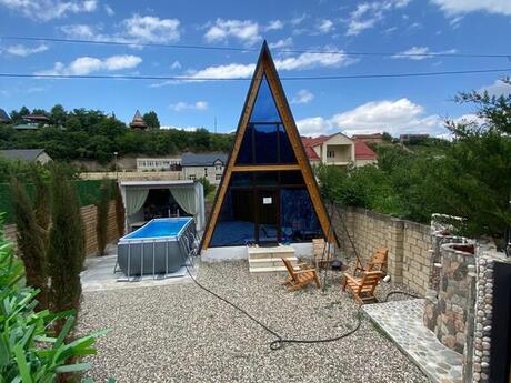 2 otaqlı həyət evi/bağ evi - Qusar - 45 m²